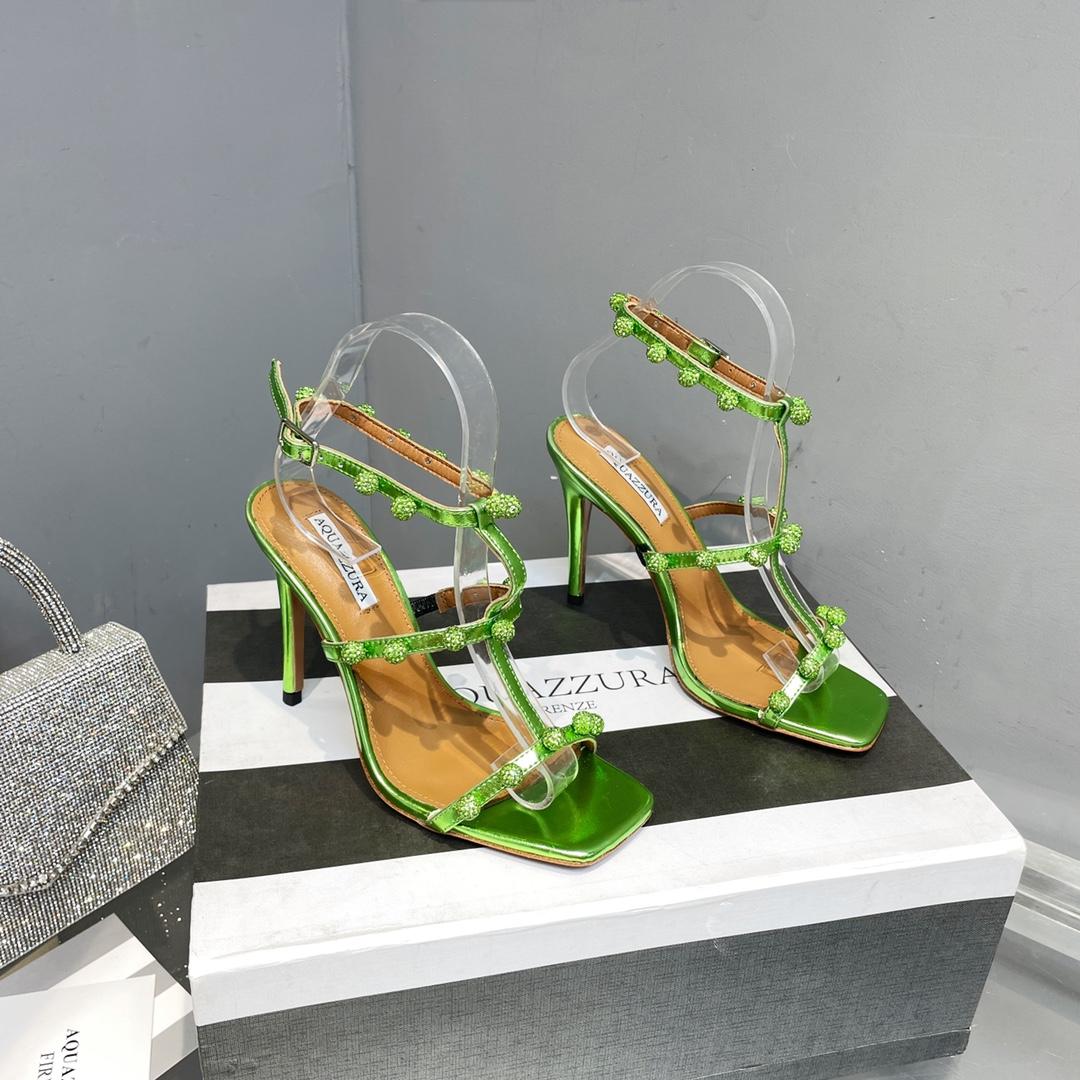 Aquazzura Cha Cha Cha Crystal Sandal  95 - DopestKickz