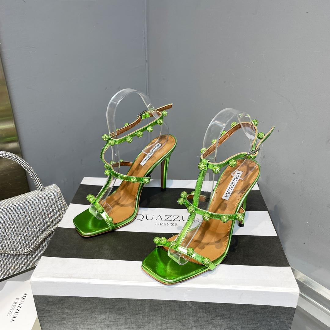 Aquazzura Cha Cha Cha Crystal Sandal  95 - DopestKickz