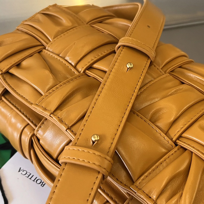 Bottega Veneta Cassette Foulard Intreccio Leather Cross-Body Bag - DopestKickz