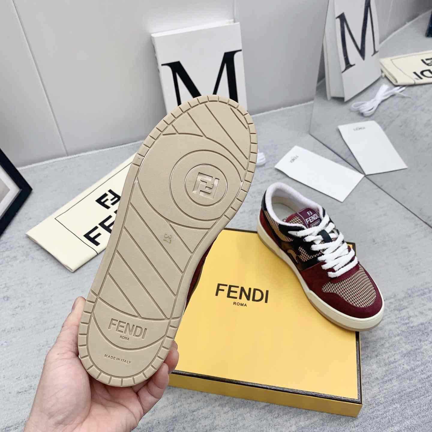 Fendi Match Sneaker - DopestKickz