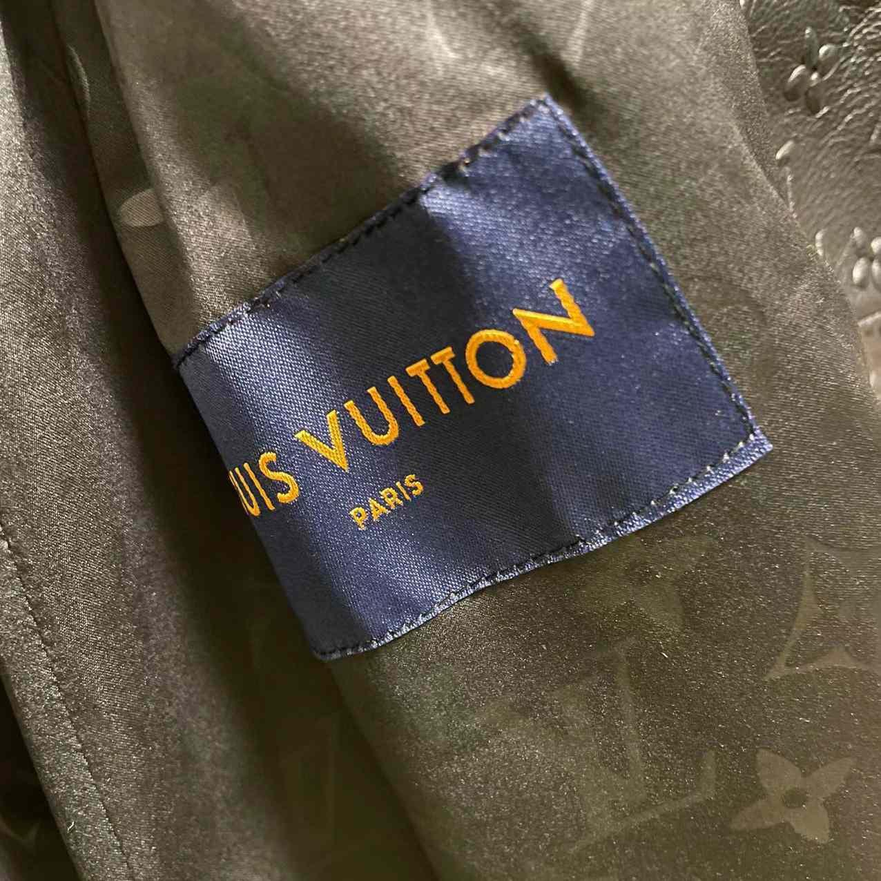 Louis Vuitton LVSE Debossed Monogram Mix Leather Blouson   1A9GOU - DopestKickz