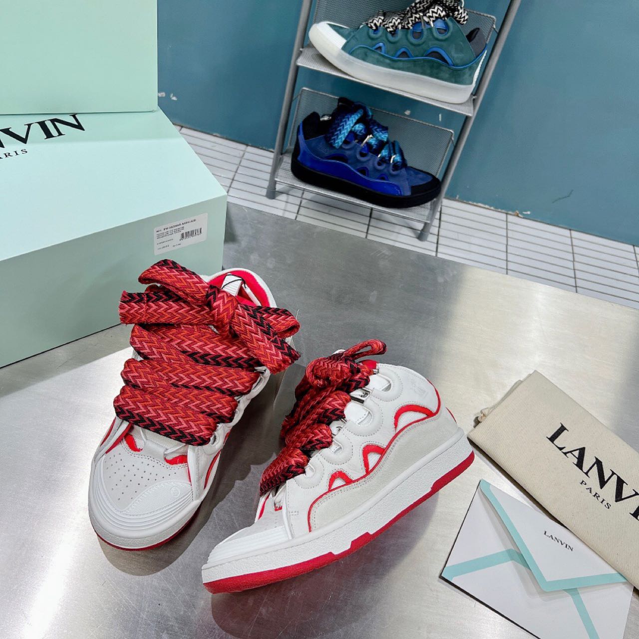 Lanvin Curb Batman Sneakers - DopestKickz