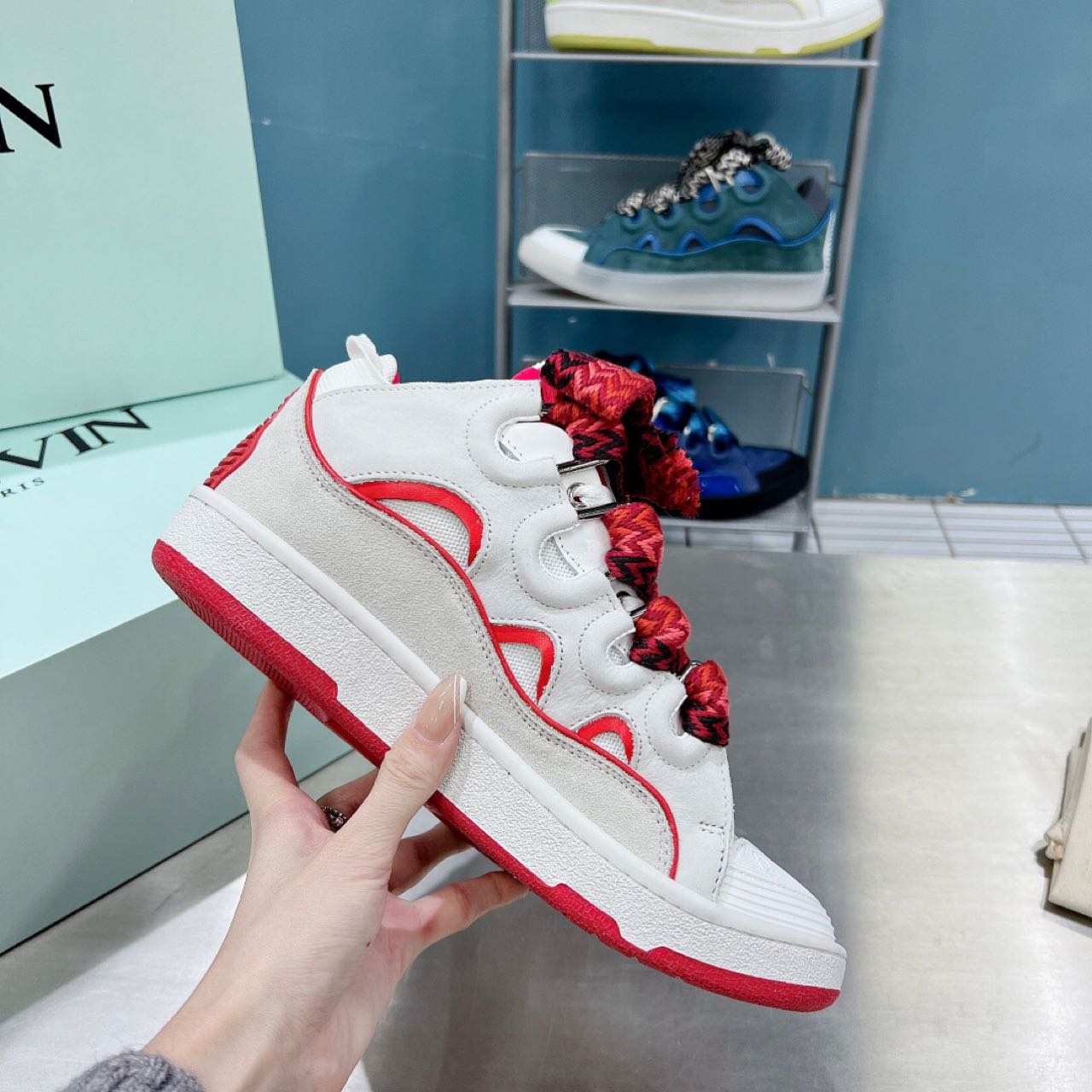 Lanvin Curb Batman Sneakers - DopestKickz