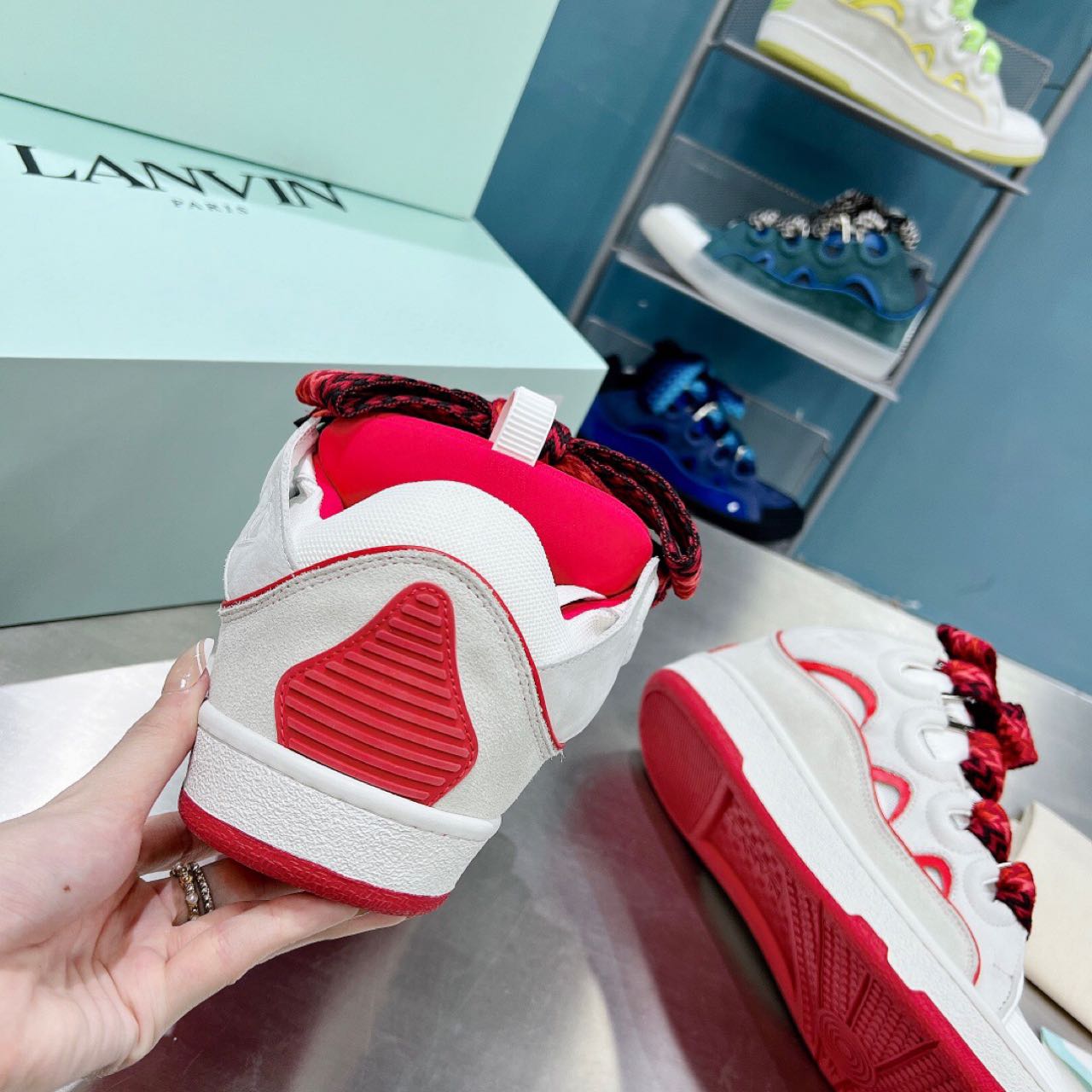 Lanvin Curb Batman Sneakers - DopestKickz
