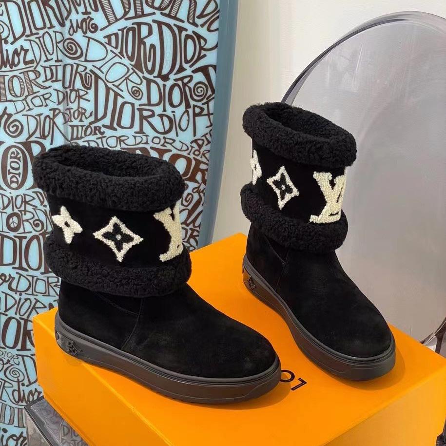 Louis Vuitton Snowdrop Flat Ankle Boot      1AACI2 - DopestKickz
