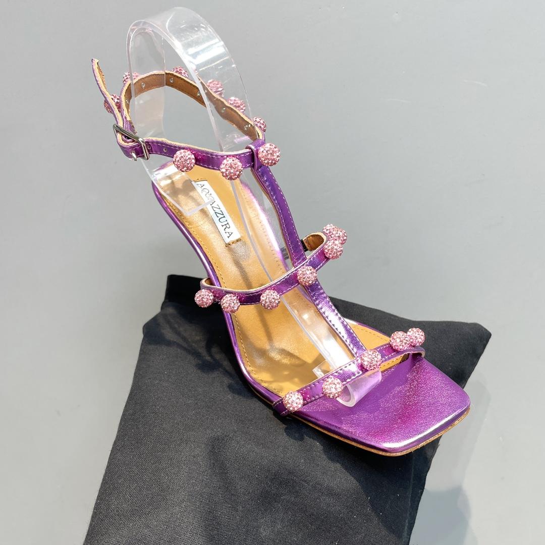 Aquazzura Cha Cha Cha Crystal Sandal  95 - DopestKickz