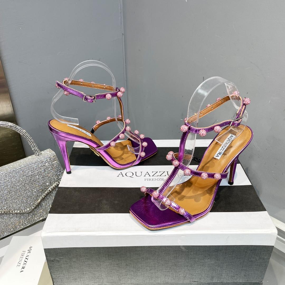 Aquazzura Cha Cha Cha Crystal Sandal  95 - DopestKickz