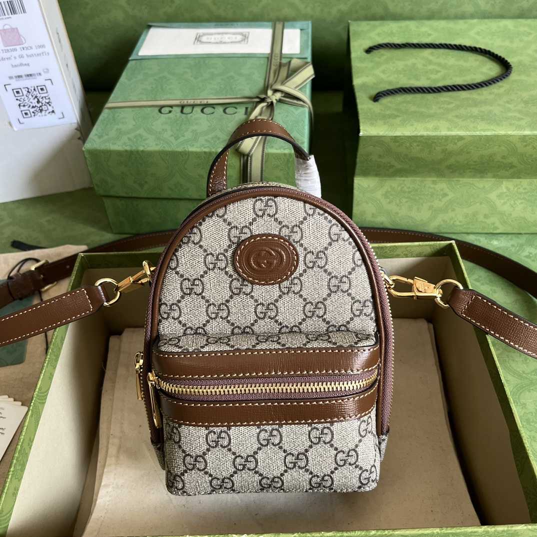 Gucci Multi-Function Bag With Interlocking G(15-19-8cm) - DopestKickz
