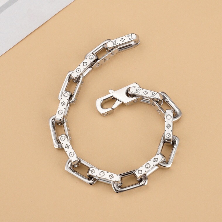 Louis Vuitton Monogram Chain Bracelet    M00308 - DopestKickz