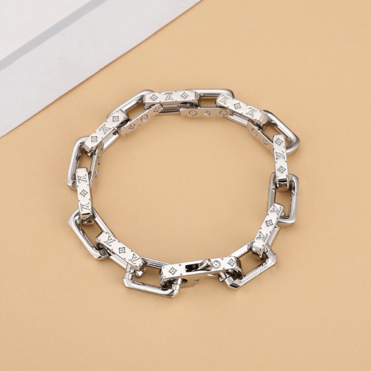 Louis Vuitton Monogram Chain Bracelet    M00308 - DopestKickz
