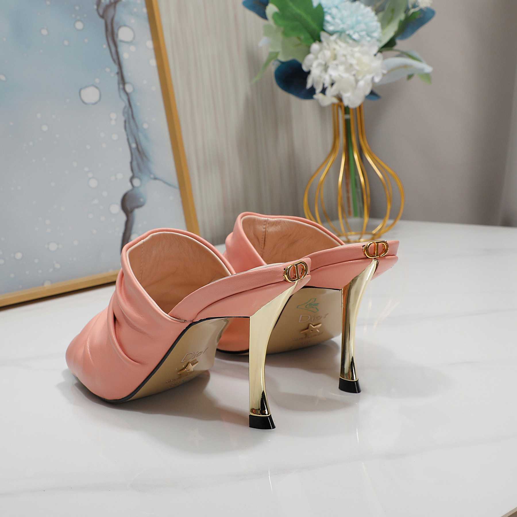 Dior D-Fame Open-Toe Pump - DopestKickz