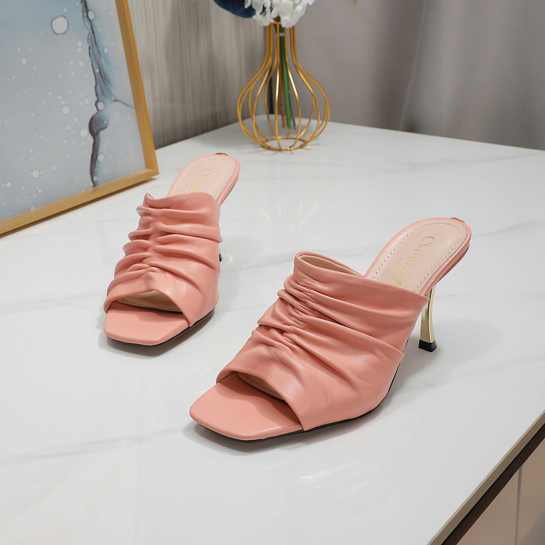 Dior D-Fame Open-Toe Pump - DopestKickz