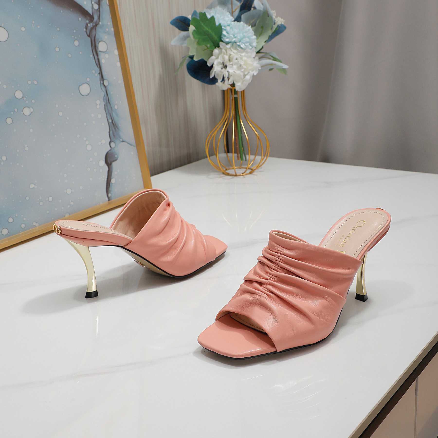 Dior D-Fame Open-Toe Pump - DopestKickz