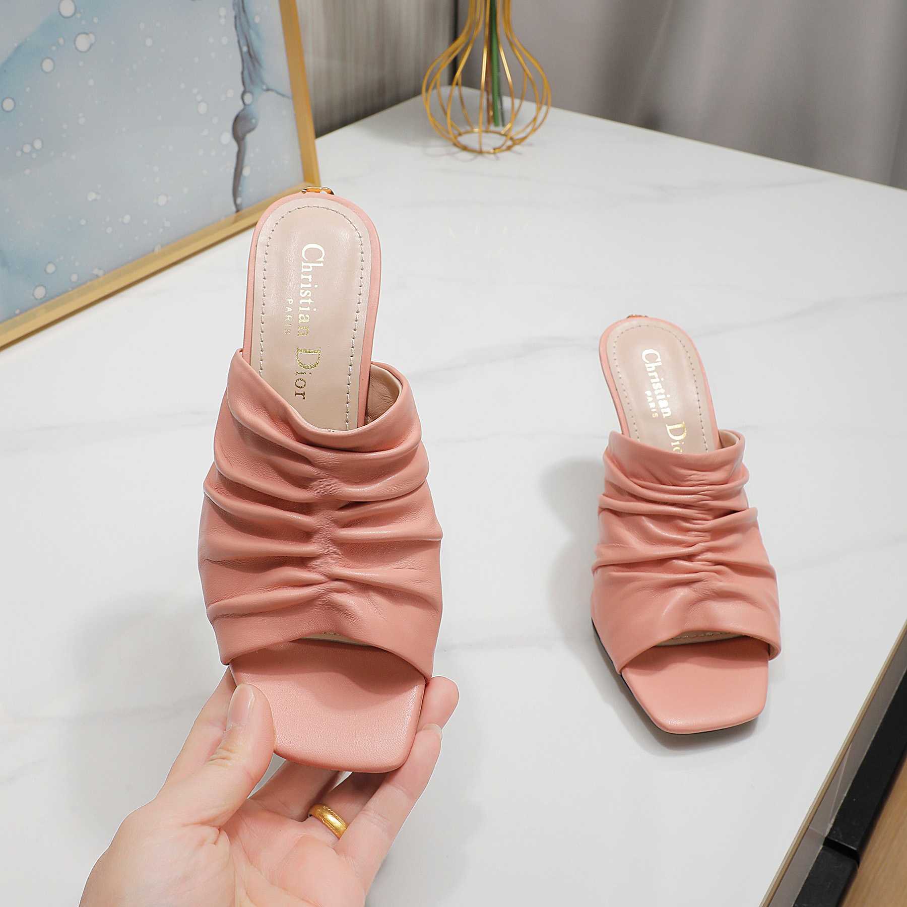 Dior D-Fame Open-Toe Pump - DopestKickz