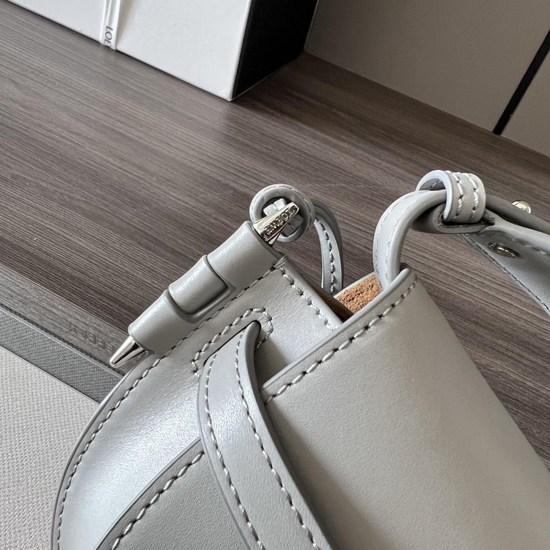 Loewe Mini Gate Dual Bag In Soft Calfskin And Jacquard - DopestKickz