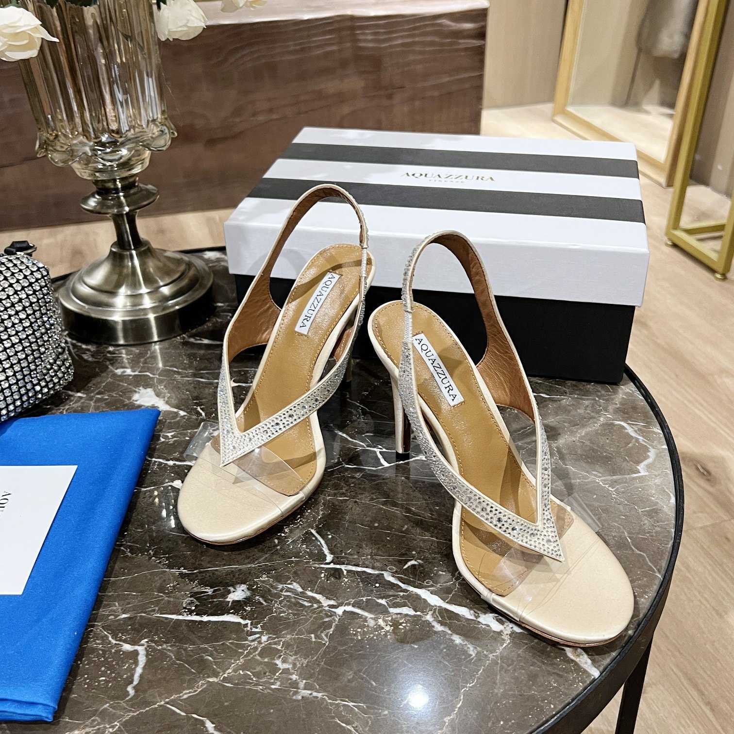 Aquazzura Izzy Plexi Sandal 105 - DopestKickz