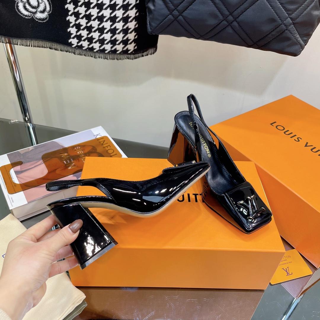 Louis Vuitton Shake Slingback Pump      1AB09C - DopestKickz