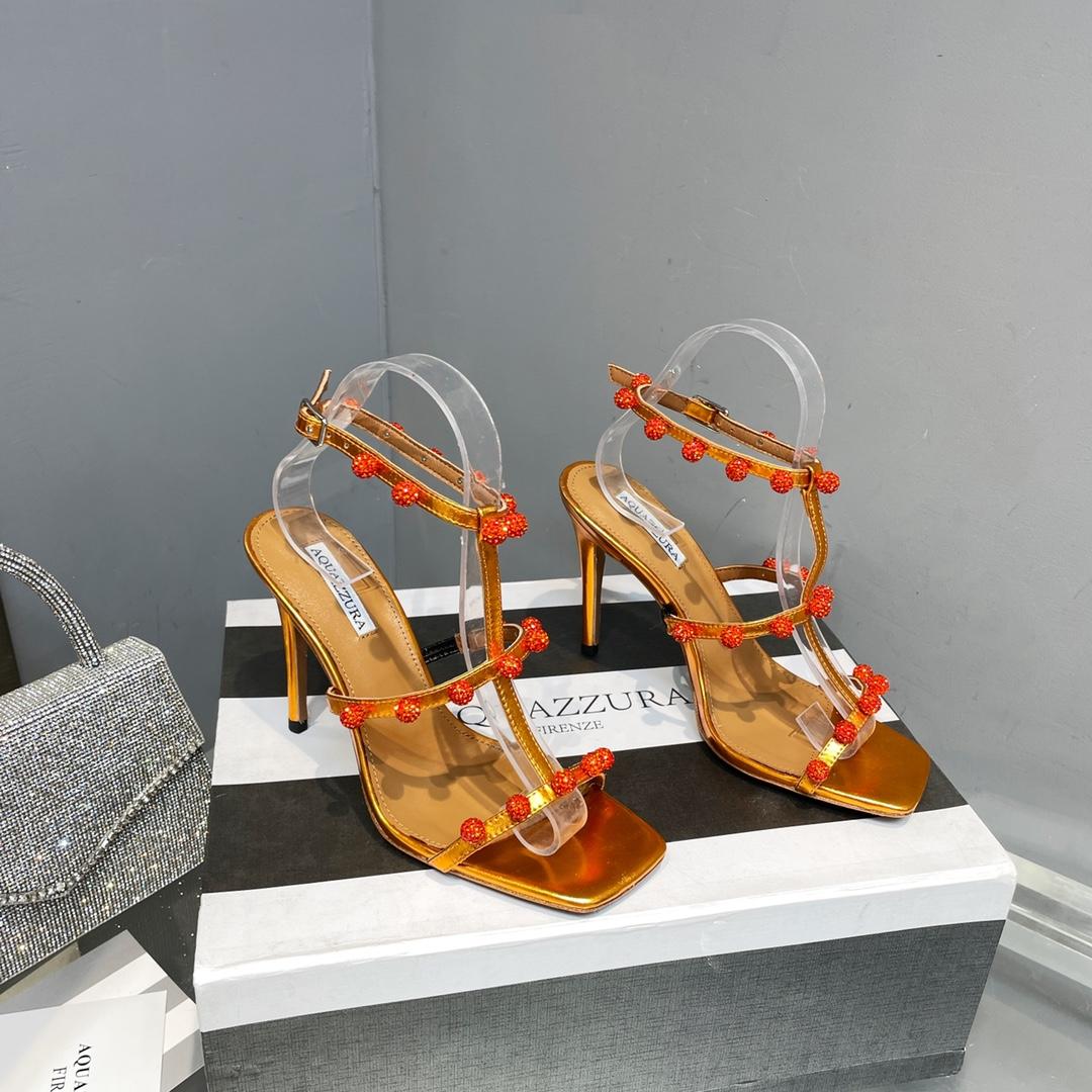 Aquazzura Cha Cha Cha Crystal Sandal  95 - DopestKickz