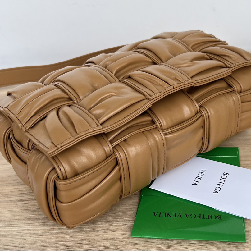 Bottega Veneta Cassette Foulard Intreccio Leather Cross-Body Bag - DopestKickz
