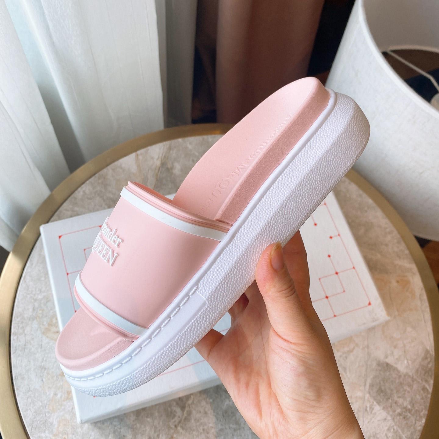 Alexander Mqueen Oversized Hybrid Signature Slide  - DopestKickz