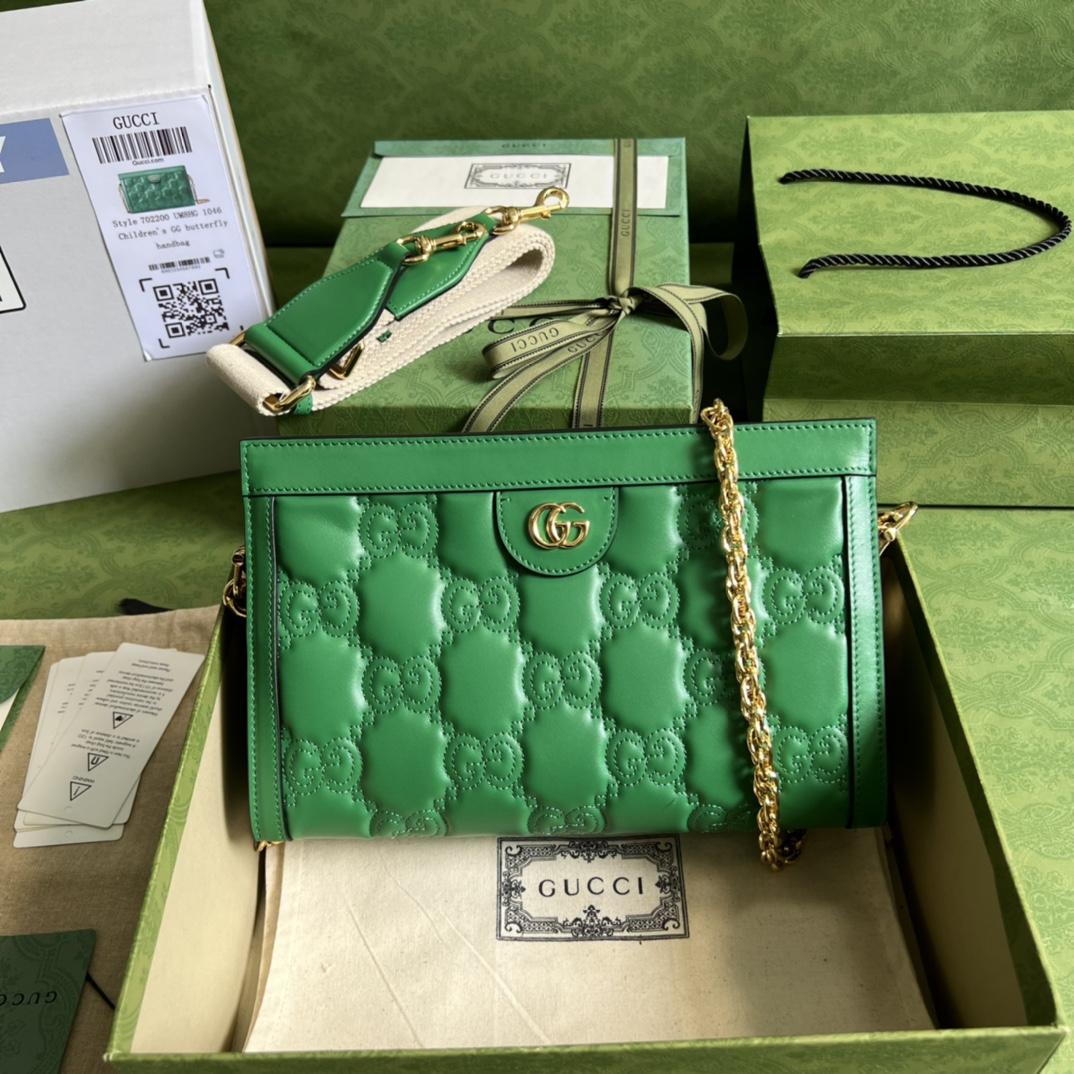 Gucci GG Matelassé Small Bag(26*17.5*8cm) - DopestKickz
