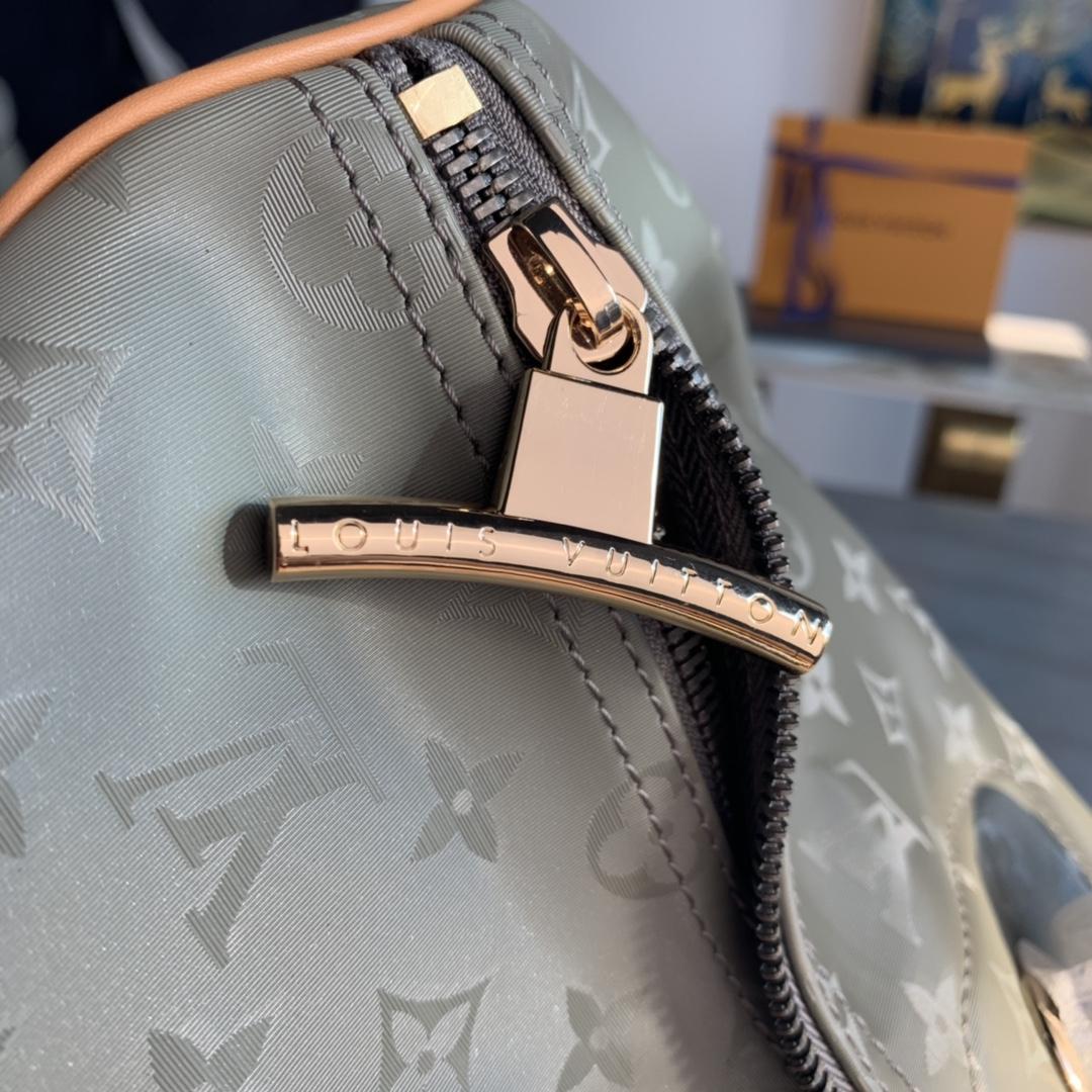 Louis Vuitton Keepall Bandouliere Monogram Titanium 50 Grey - DopestKickz