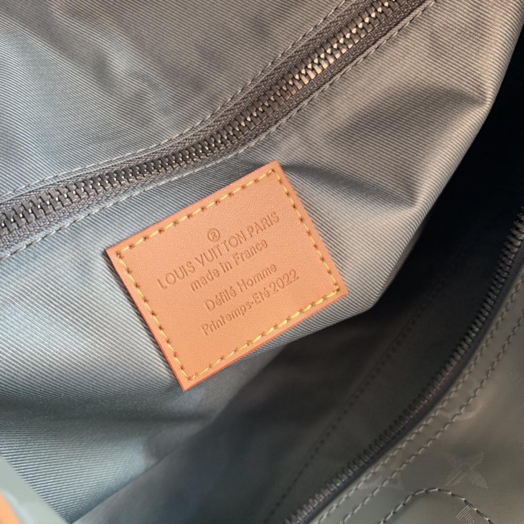 Louis Vuitton Keepall Bandouliere Monogram Titanium 50 Grey - DopestKickz