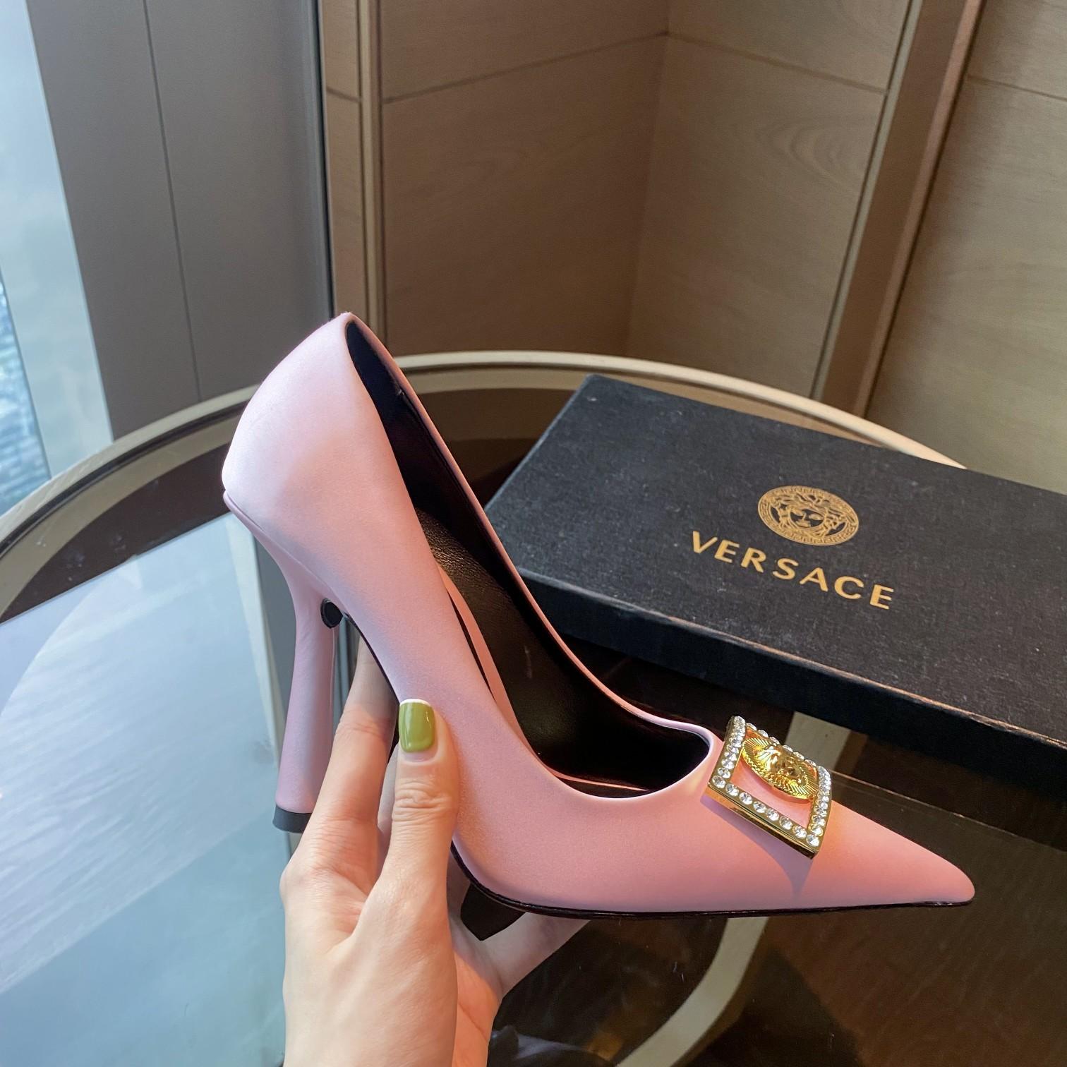 Versace Medusa Crystal Pumps - DopestKickz