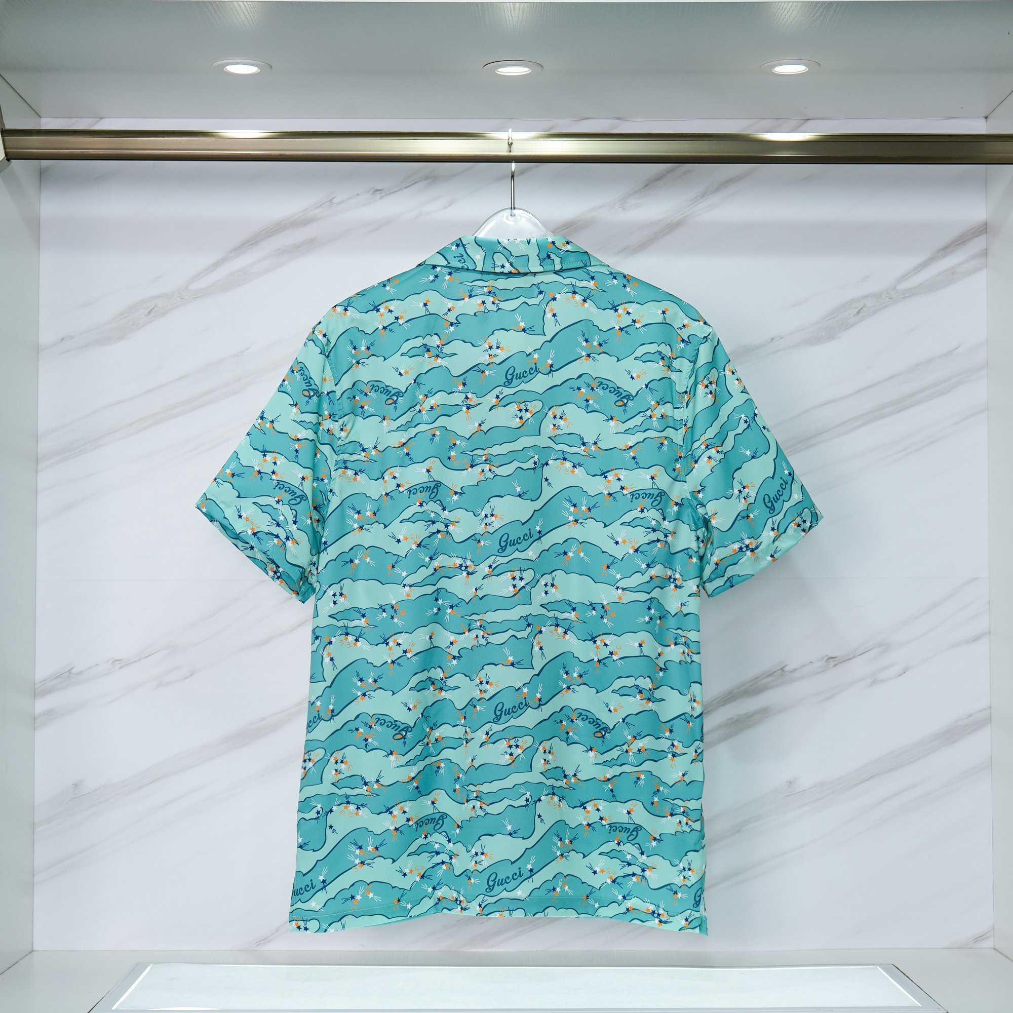 Gucci Lovelight Viscose Bowling Shirt & Shorts - DopestKickz