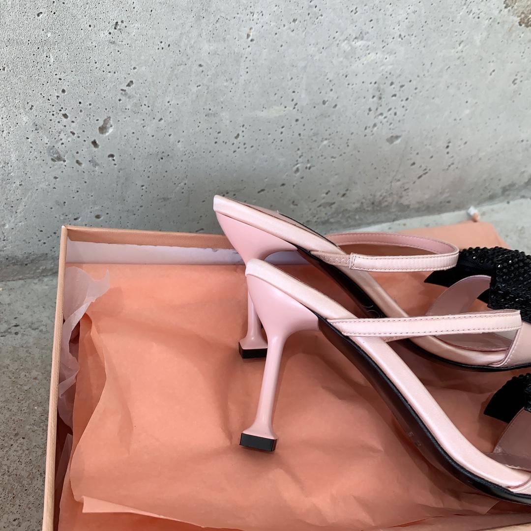 Miu Miu Satin Bow Sandals - DopestKickz