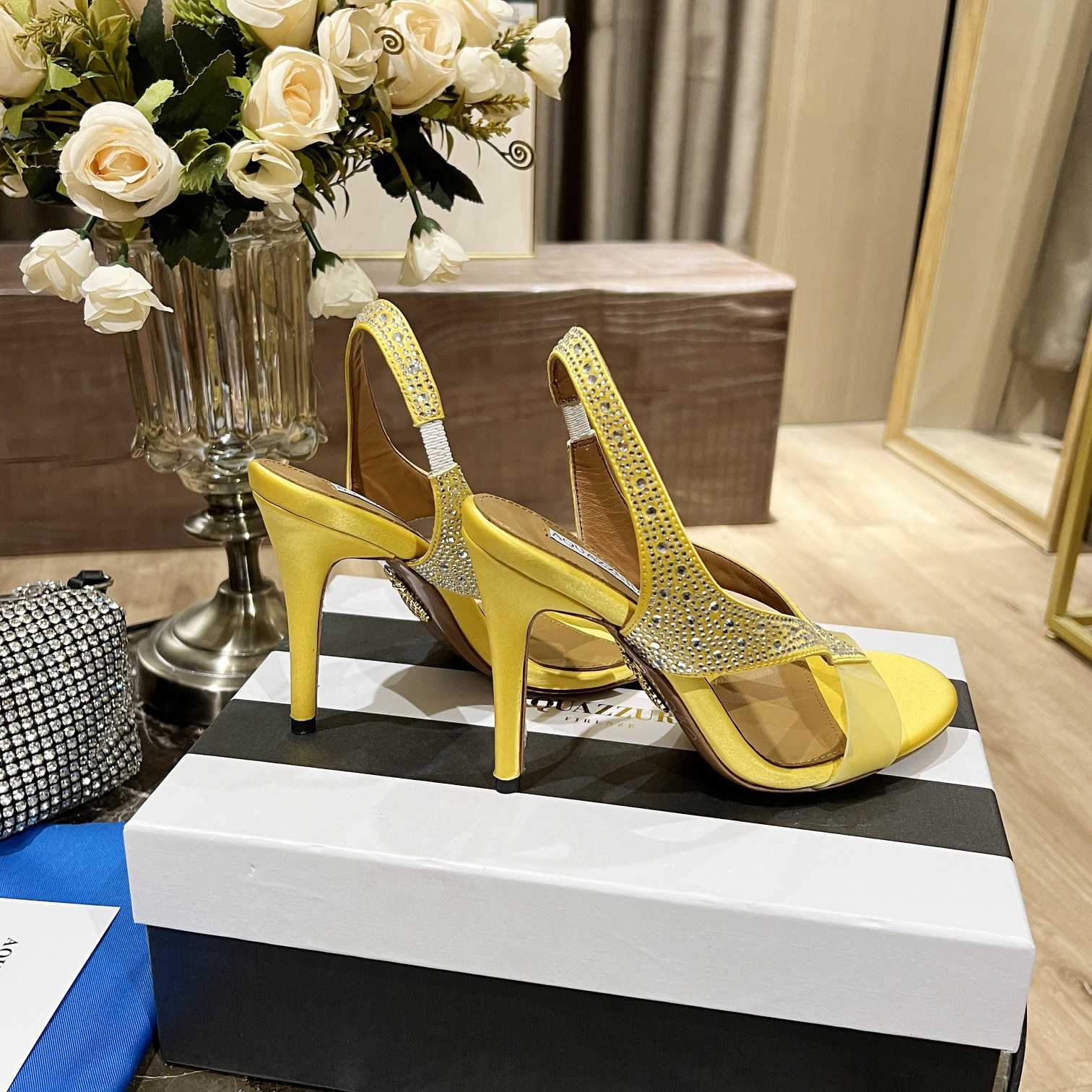Aquazzura Izzy Plexi Sandal 105 - DopestKickz