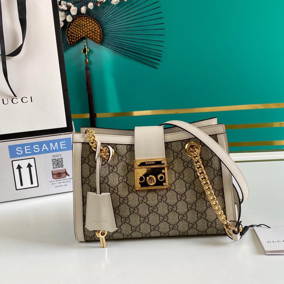 Gucci Padlock Small GG Shoulder Bag(26-18-10cm) - DopestKickz