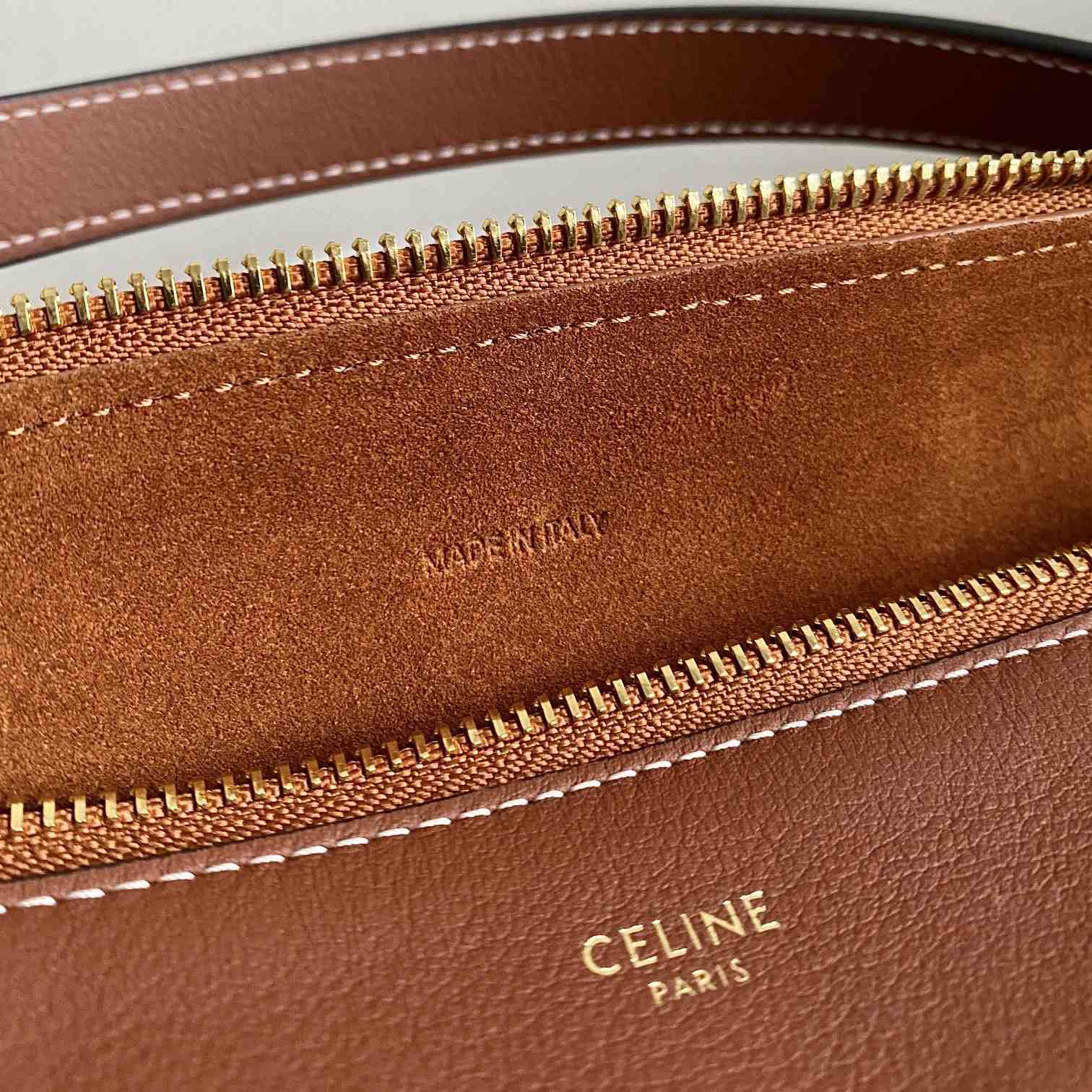 Celine Large Romy In Supple Calfskin Tan - DopestKickz