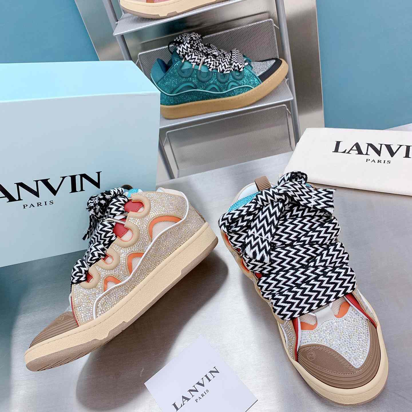 Lanvin Curb Low-Top Sneakers - DopestKickz