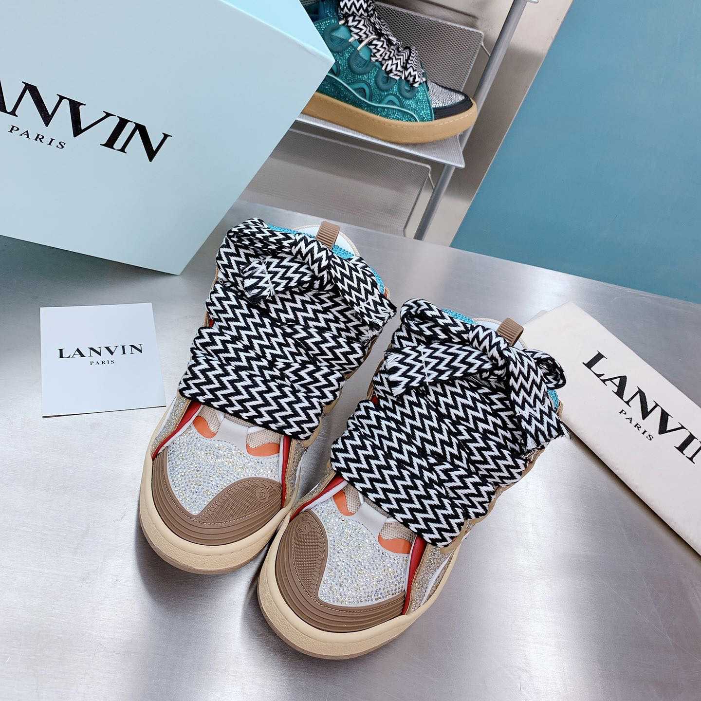 Lanvin Curb Low-Top Sneakers - DopestKickz