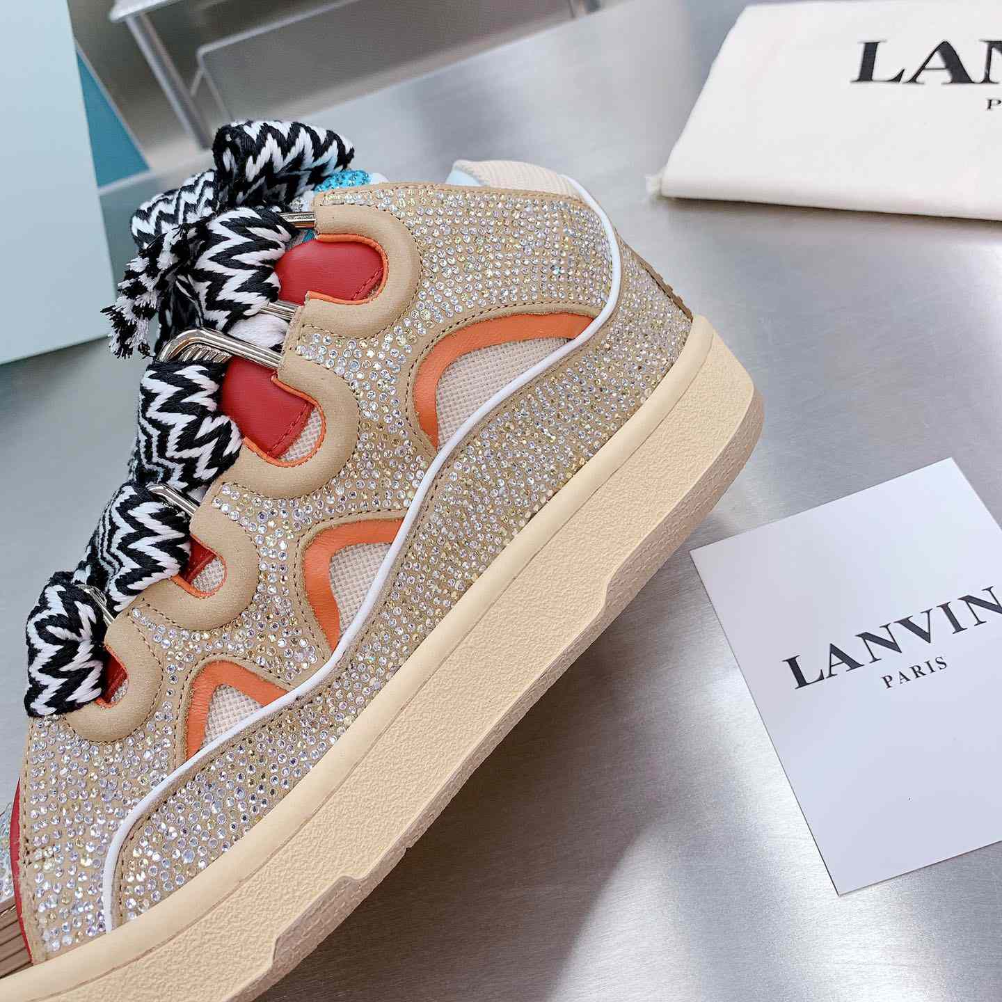 Lanvin Curb Low-Top Sneakers - DopestKickz