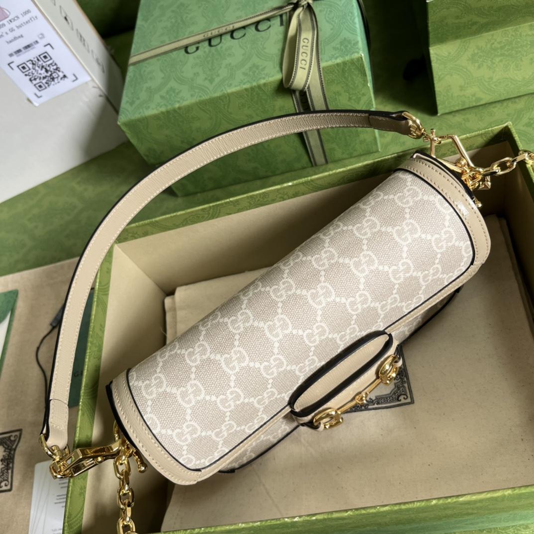 Gucci Horsebit 1955 Shoulder Bag(24-13-5cm)   - DopestKickz