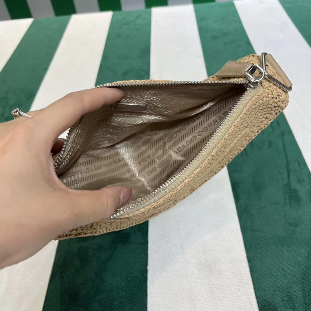 Raffia Prada Triangle Bag - DopestKickz
