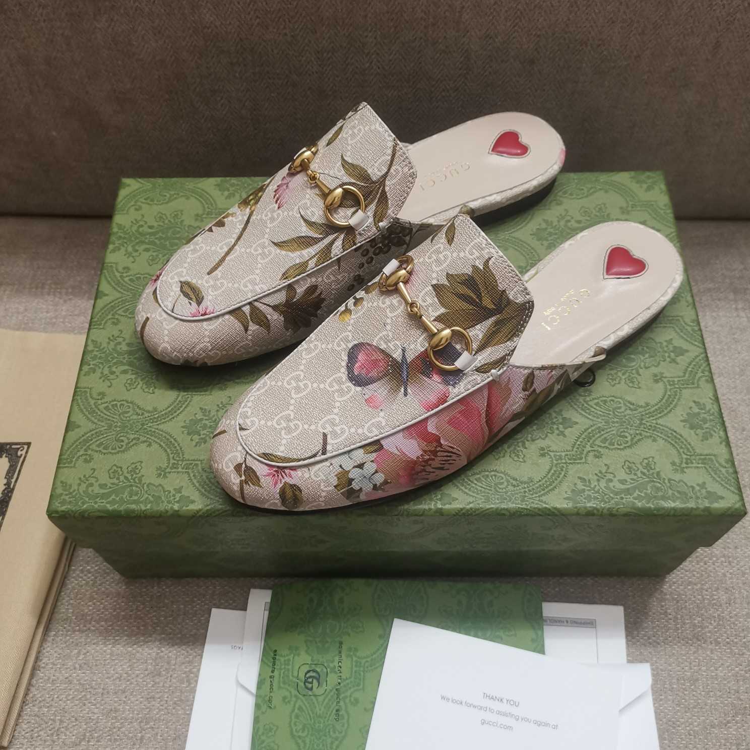 Gucci Women's GG Flora Princetown Slipper - DopestKickz