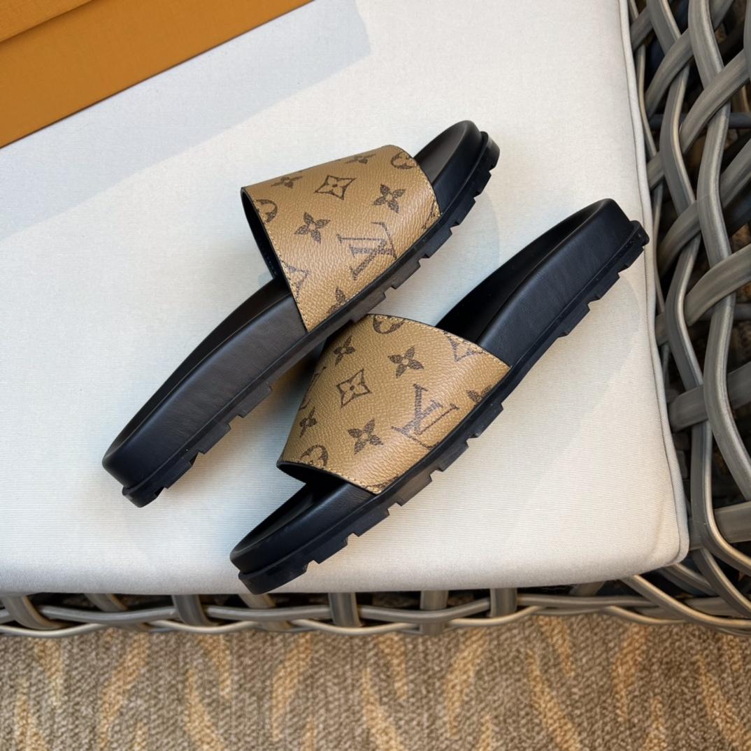 Louis Vuitton Monogram Sandals - DopestKickz