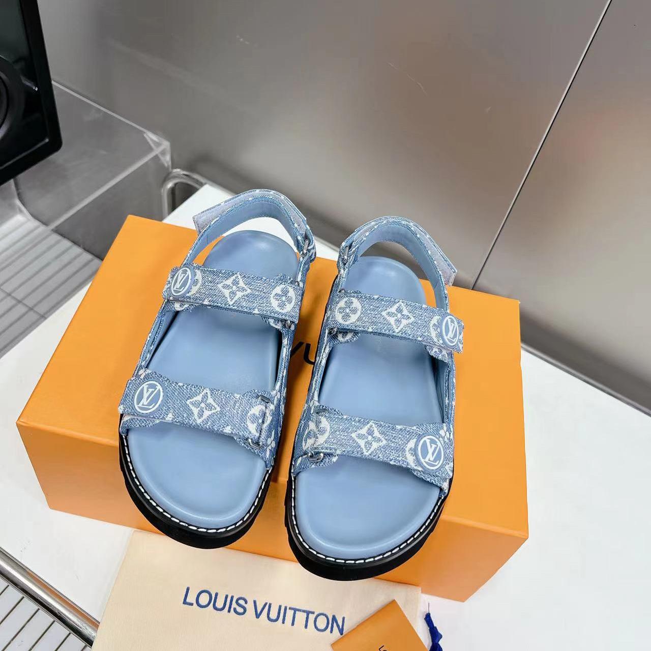 Louis Vuitton Paseo Flat Comfort Sandal    1AB0T8 - DopestKickz