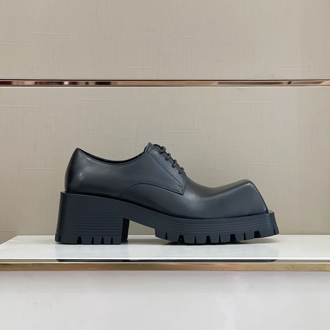 Balenciaga Men's Rhino Derby In Black  - DopestKickz