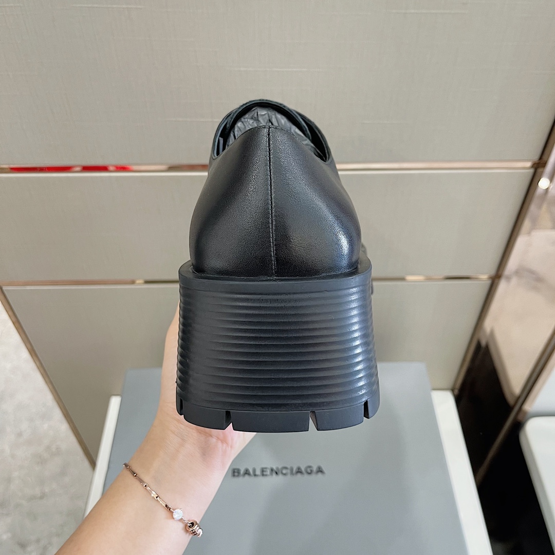 Balenciaga Men's Rhino Derby In Black  - DopestKickz