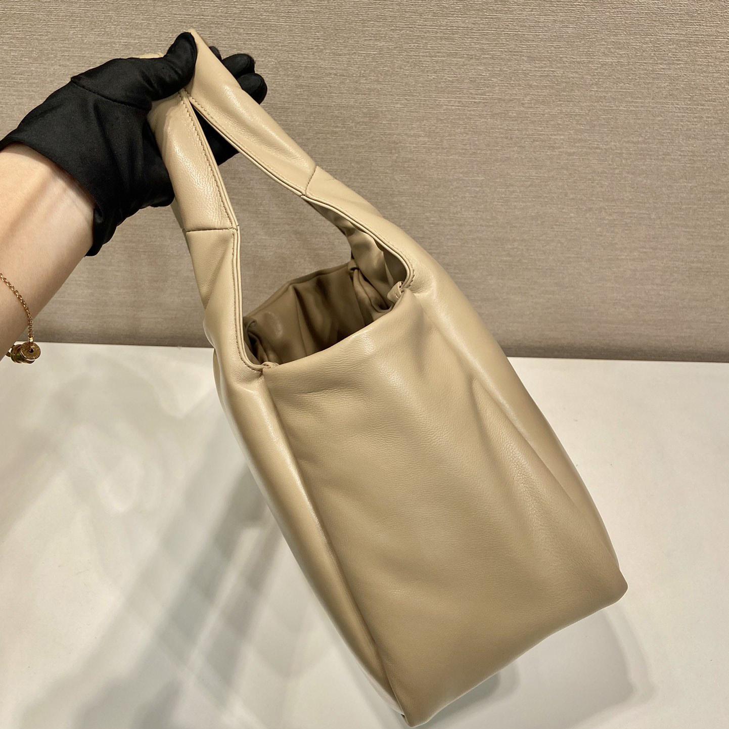 Prada Medium Padded Prada Soft Nappa Leather Bag - DopestKickz