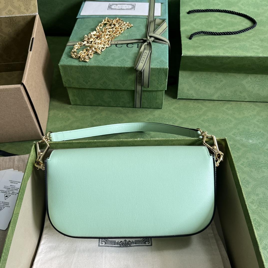 Gucci Horsebit 1955 Small Shoulder Bag(24-13-5cm)   - DopestKickz