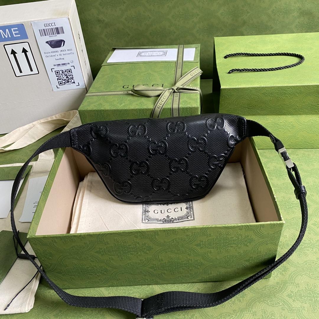 Gucci GG Embossed Belt Bag  (23×13×5cm) - DopestKickz