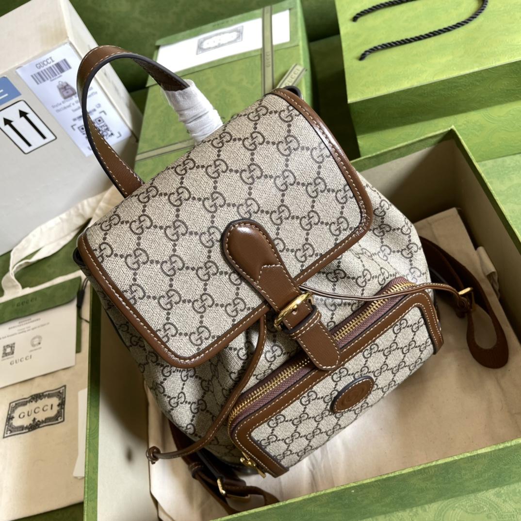 Gucci Backpack With Interlocking G(26.5- 30- 13cm) - DopestKickz