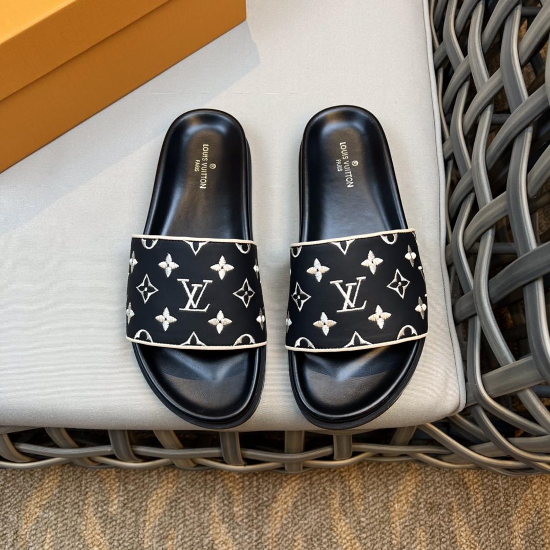 Louis Vuitton Monogram Sandals - DopestKickz