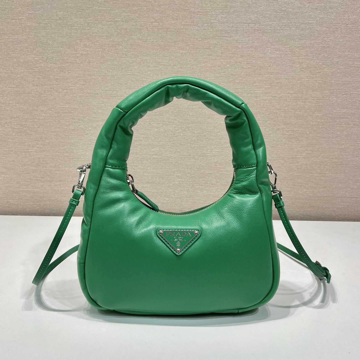 Prada Soft Padded Nappa Leather Mini-Bag - DopestKickz
