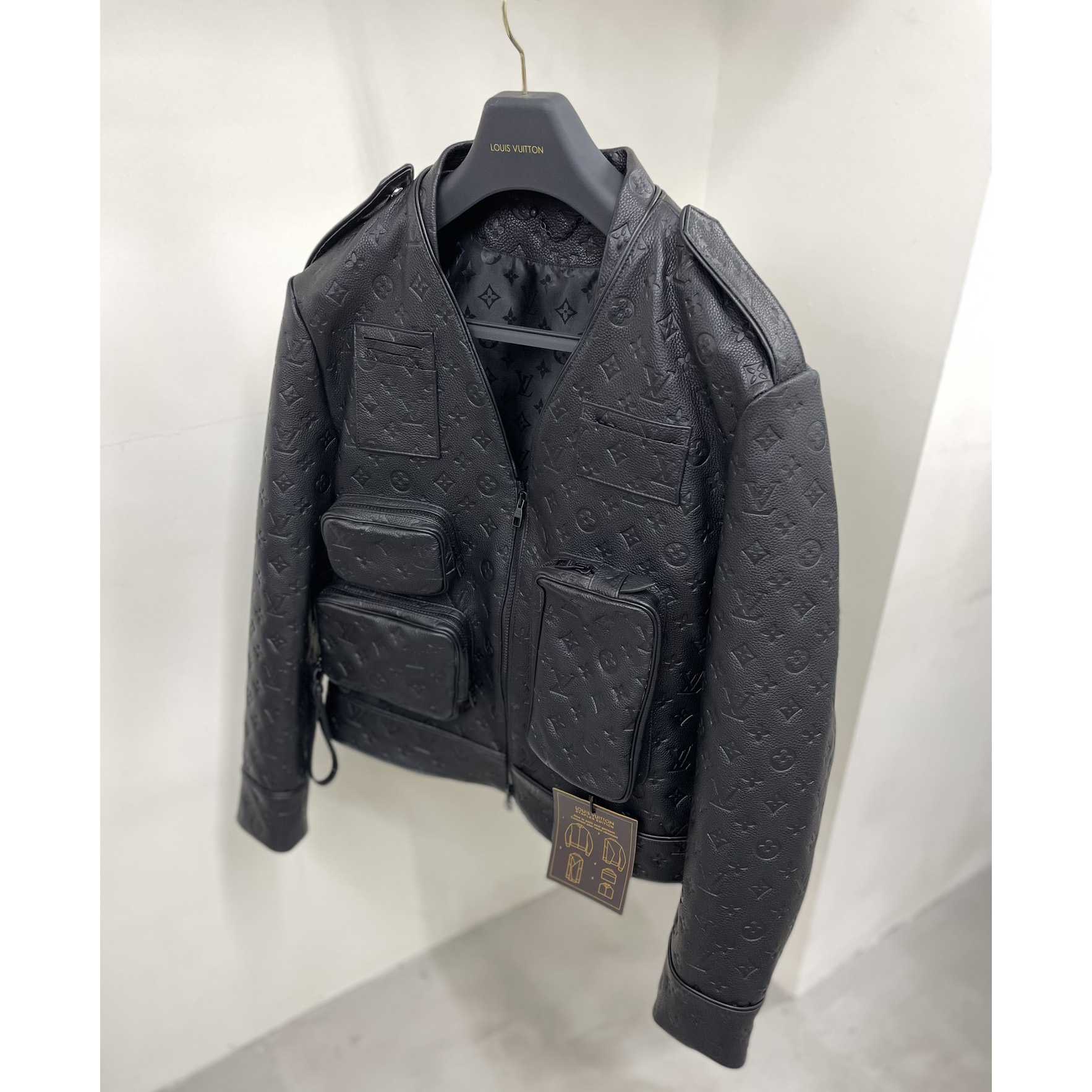 Louis Vuitton Monogram Embossed Utility Jacket - DopestKickz